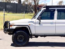 2014 Toyota Landcruiser GXL VDJ79R 4X4 Dual Range French Vanilla