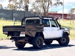 2014 Toyota Landcruiser GXL VDJ79R 4X4 Dual Range French Vanilla