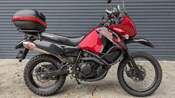 2017 Kawasaki KLR650 (KL650) Red