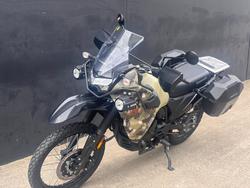 2025 Kawasaki KLR650 (KL650) ADVENTURE CYPHER CAMO GRAY