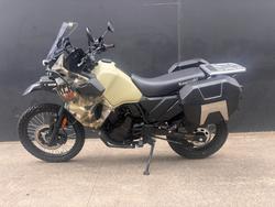 2025 Kawasaki KLR650 (KL650) ADVENTURE CYPHER CAMO GRAY