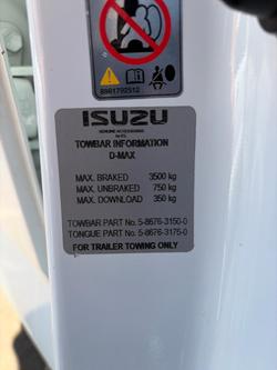 2021 Isuzu D-MAX SX High Ride MY21 4x2 Mineral White