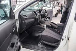 2019 Mitsubishi Triton GLX+ MR MY19 4X4 Dual Range White