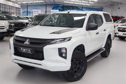 2019 Mitsubishi Triton GLX+ MR MY19 4X4 Dual Range White