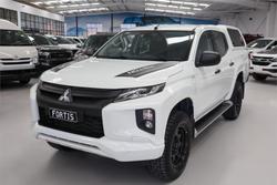 2019 Mitsubishi Triton GLX+ MR MY19 4X4 Dual Range White