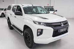 2019 Mitsubishi Triton GLX+ MR MY19 4X4 Dual Range White