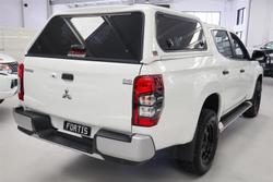 2019 Mitsubishi Triton GLX+ MR MY19 4X4 Dual Range White