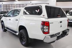 2019 Mitsubishi Triton GLX+ MR MY19 4X4 Dual Range White