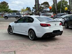 2016 Holden Commodore SV6 Black VF Series II MY16 Heron White