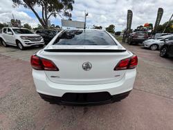 2016 Holden Commodore SV6 Black VF Series II MY16 Heron White