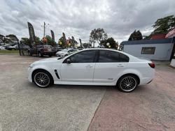 2016 Holden Commodore SV6 Black VF Series II MY16 Heron White