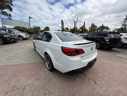 2016 Holden Commodore SV6 Black VF Series II MY16 Heron White