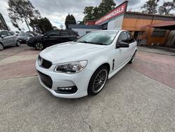 2016 Holden Commodore SV6 Black VF Series II MY16 Heron White