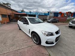 2016 Holden Commodore SV6 Black VF Series II MY16 Heron White