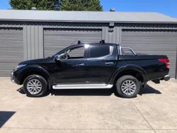 2016 Mitsubishi Triton GLS MQ MY17 4X4 Dual Range Black