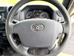 2018 Toyota Landcruiser Workmate VDJ79R 4X4 Dual Range French Vanilla