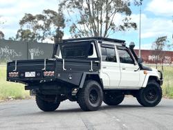 2018 Toyota Landcruiser Workmate VDJ79R 4X4 Dual Range French Vanilla