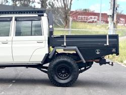 2018 Toyota Landcruiser Workmate VDJ79R 4X4 Dual Range French Vanilla
