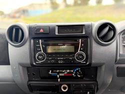 2018 Toyota Landcruiser Workmate VDJ79R 4X4 Dual Range French Vanilla