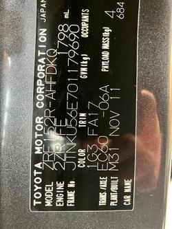 2011 Toyota Corolla Ascent ZRE152R MY11 Graphite