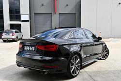 2015 Audi S3 8V MY16 Four Wheel Drive Brilliant Black