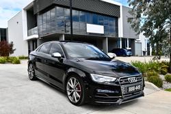 2015 Audi S3 8V MY16 Four Wheel Drive Brilliant Black