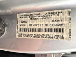 2021 Mercedes-Benz A-Class A180 V177 Iridium Silver