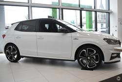 2025 SKODA Fabia 110TSI Monte Carlo PJ MY25 Moon White