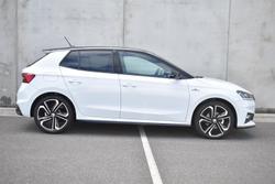 2025 SKODA Fabia 110TSI Monte Carlo PJ MY25 Moon White