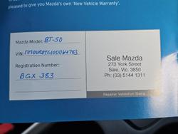 2020 Mazda BT-50 GT
