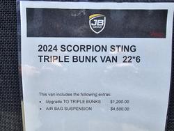 2024 JB Caravans Scorpion Sting 22'6 - 3 Bunk