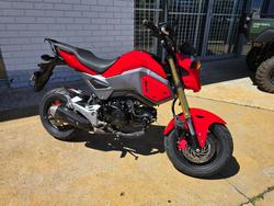 2016 HONDA MSX125 GROM Red