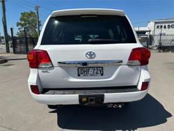 2012 Toyota Landcruiser GXL VDJ200R MY12 4X4 Constant Glacier White