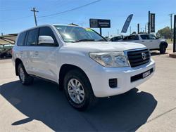2012 Toyota Landcruiser GXL VDJ200R MY12 4X4 Constant Glacier White