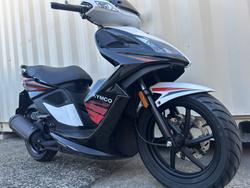 2021 KYMCO SUPER 8 50 SCOOTER BLACK
