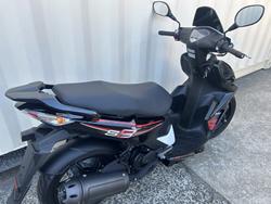 2021 KYMCO SUPER 8 50 SCOOTER BLACK