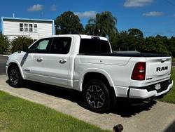 2024 RAM 1500 Laramie Sport Hurricane SO RamBox DT MY25 4X4 Dual Range Bright White