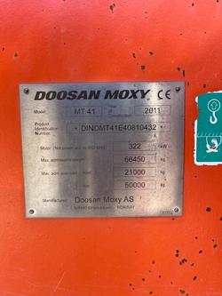 2011 Doosan Moxy Mt-41 Dump Truck