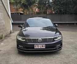 2017 Volkswagen Passat 206TSI R-Line B8 MY18 Four Wheel Drive Manganese Grey
