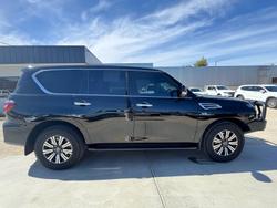 2021 Nissan Patrol Ti Y62 MY21 4X4 Dual Range Black Obsidian