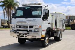 2017 Fuso Canter Fg 4X4 Quik Corp Fire Truck White