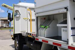 2017 Fuso Canter Fg 4X4 Quik Corp Fire Truck White