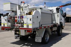 2017 Fuso Canter Fg 4X4 Quik Corp Fire Truck White