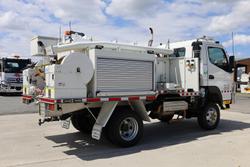 2017 Fuso Canter Fg 4X4 Quik Corp Fire Truck White