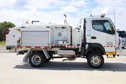 2017 Fuso Canter Fg 4X4 Quik Corp Fire Truck White
