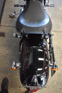 2008 Harley-davidson FXCW ROCKER VIVID BLACK