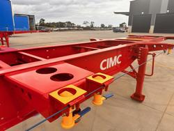 2025 CIMC 40' Standard Skel With 3 Way Twist Locks