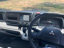 2019 Fuso Canter 515 Wide Cab Rental Pantech With 750Kg Tuckaway Tailgate Loader In Stock Now! White