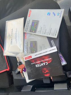 2019 Fuso Canter 515 Wide Cab Rental Pantech With 750Kg Tuckaway Tailgate Loader In Stock Now! White