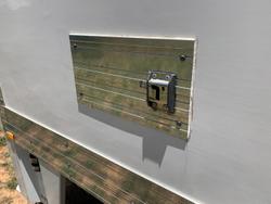 2019 Fuso Canter 515 Wide Cab Rental Pantech With 750Kg Tuckaway Tailgate Loader In Stock Now! White